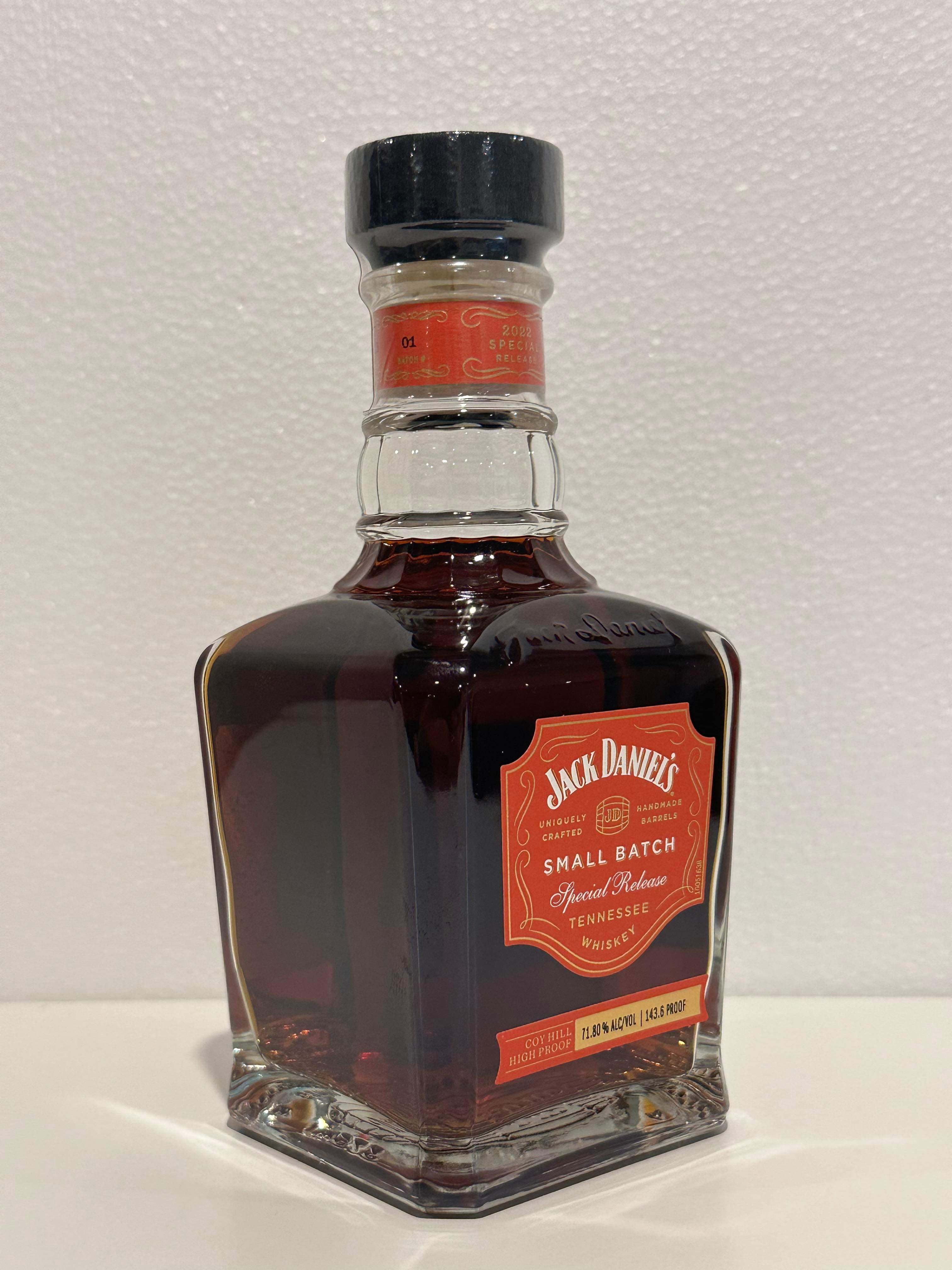 Jack Daniel's Coy Hill High Proof Small Batch Special Reserve 71.8% ABV (143.6 Proof) 375ml