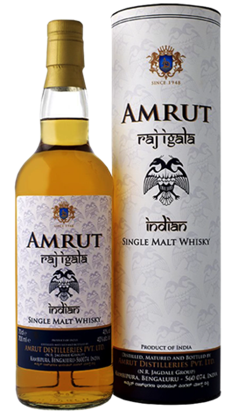 Amrut Rajigala Indian Single Malt Whisky 40% ABV  700ml
