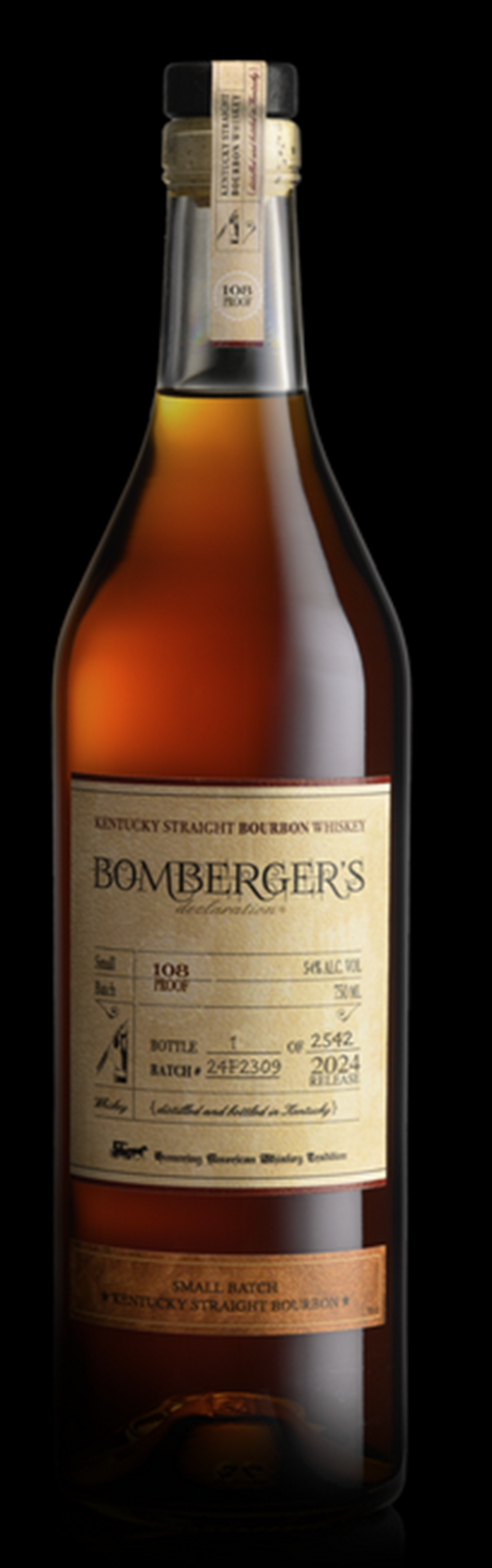Bomberger's Declaration 2024 Kentucky Straight Bourbon Whiskey 54.0% ABV 700ml