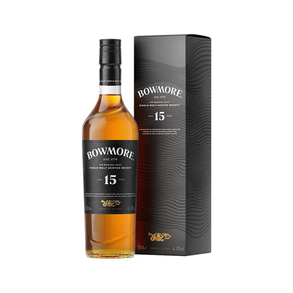 Bowmore 15 Year Old Single Malt Scotch Whisky 43% ABV 700ml