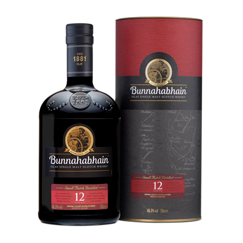 Bunnahabhain 12 Year Old Single Malt Scotch Whisky 46.3% ABV 700ml
