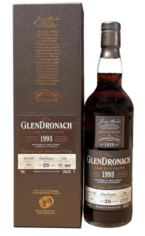 Glendronach 28yo 1993 Cask 4194 52.8%ABV 700ml