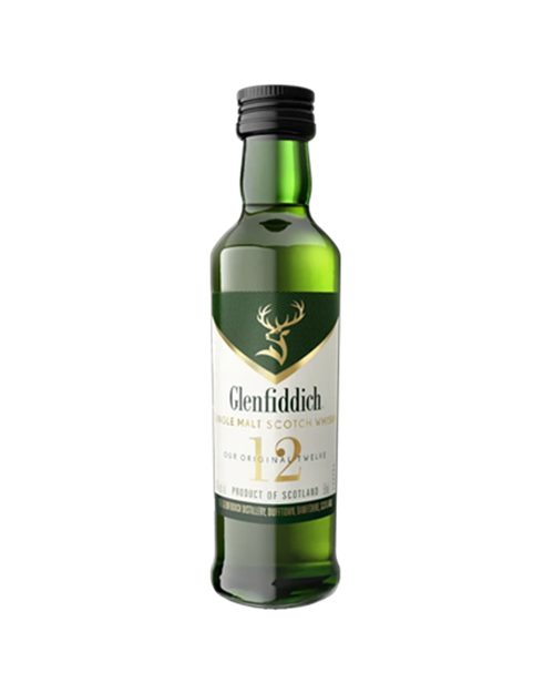 Glenfiddich 12 Year Old Single Malt Whisky 50ml Miniature
