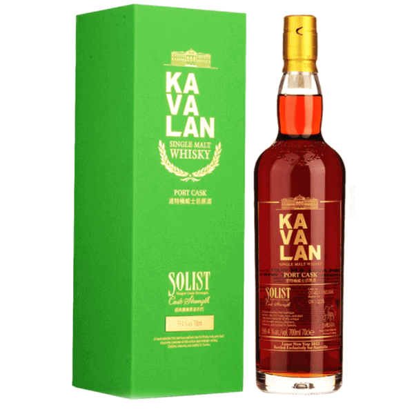 Kavalan Solist Port Cask Taiwanese Cask Strength Single Malt Whisky (700ml)