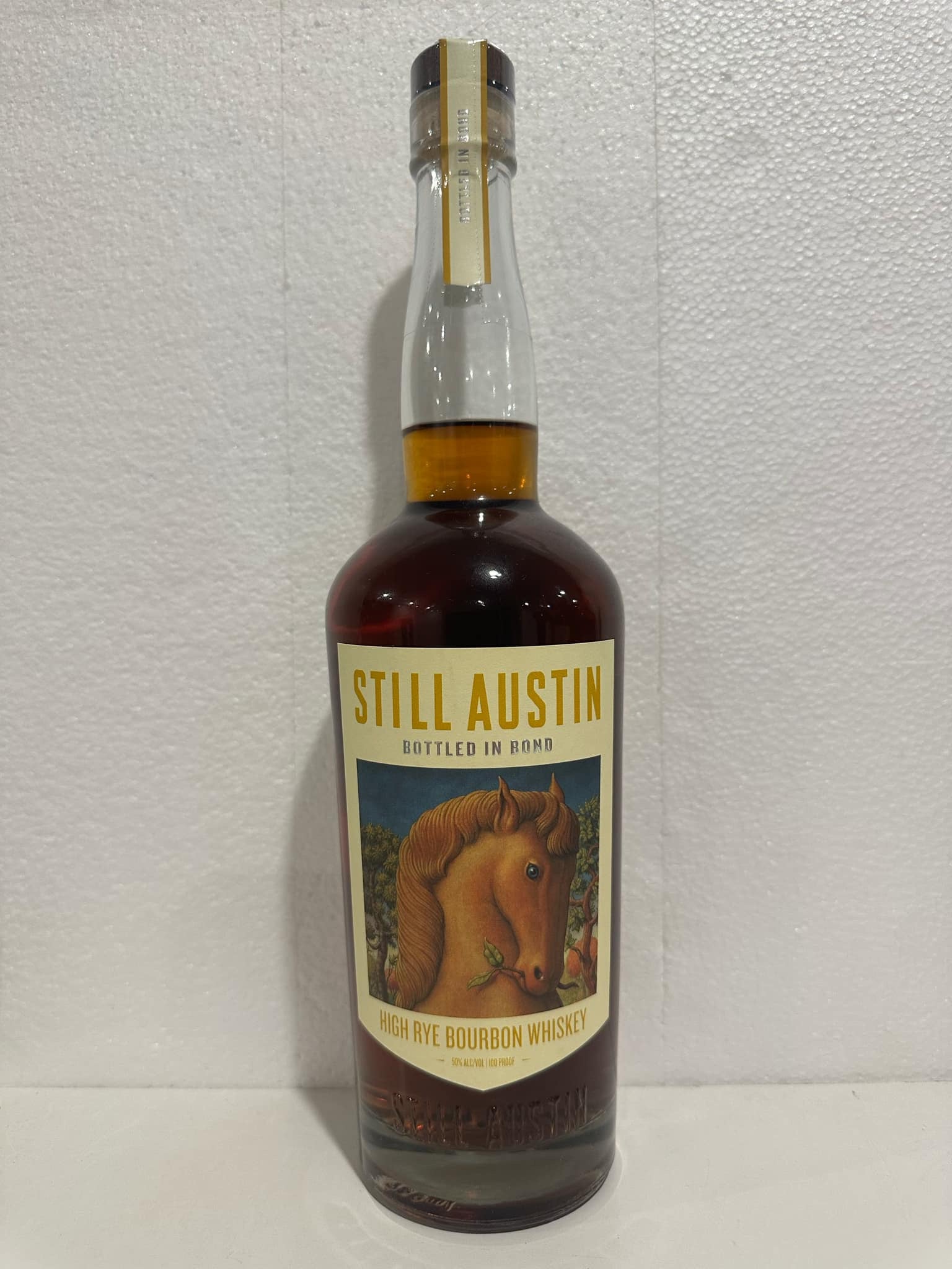 Still Austin Limited Release Golden Stallion Bourbon Whiskey 50% ABV 750ml