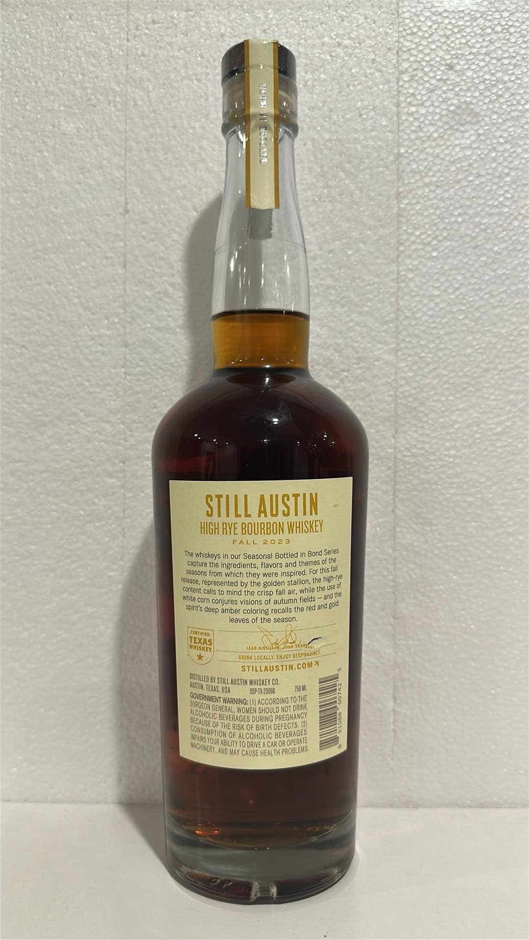 Still Austin Limited Release Golden Stallion Bourbon Whiskey 50% ABV 750ml