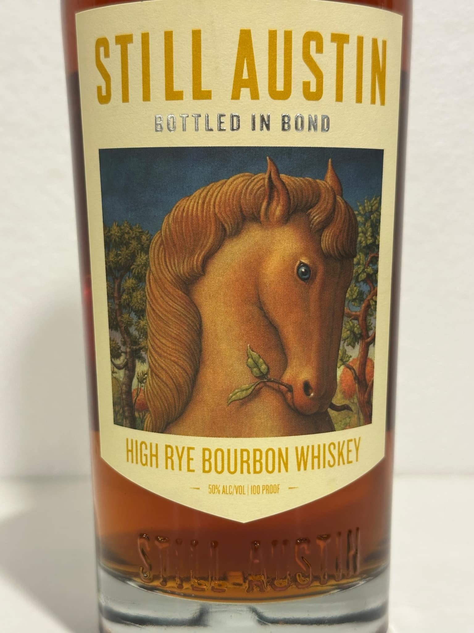 Still Austin Limited Release Golden Stallion Bourbon Whiskey 50% ABV 750ml