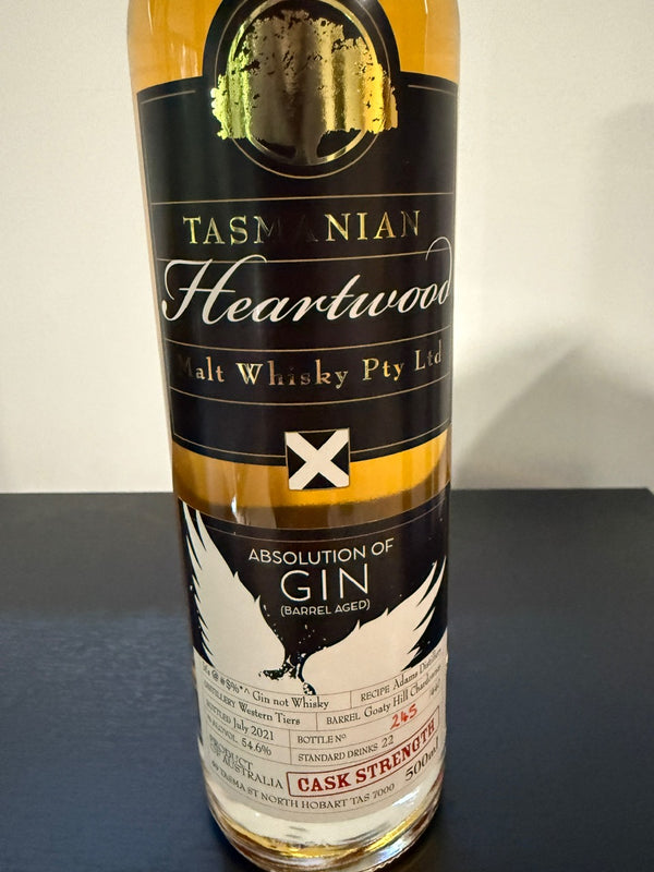 Heartwood Absolution of Gin Cask Strength Gin 54.6% ABV 500ml