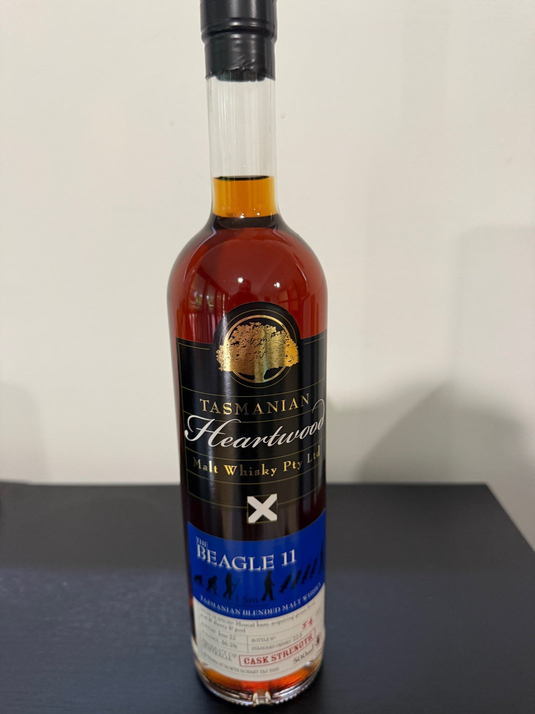 Heartwood Beagle 11 Cask Strength Vatted Malt Whisky 56.2% ABV 500ml