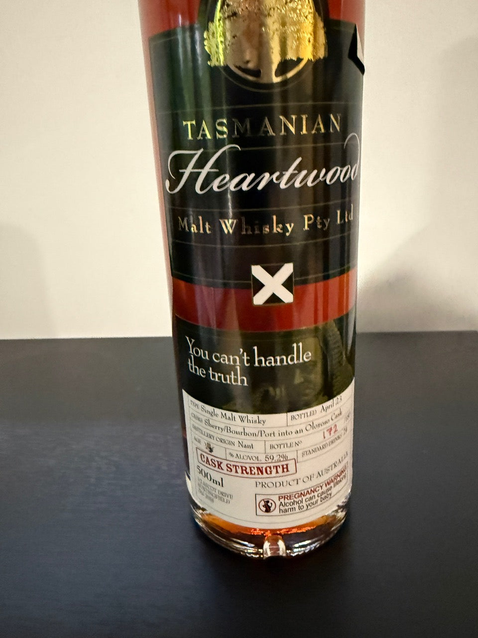 Heartwood You Can't Handle The Truth Cask Strength Vatted Malt Whisky 59.2% ABV 500ml