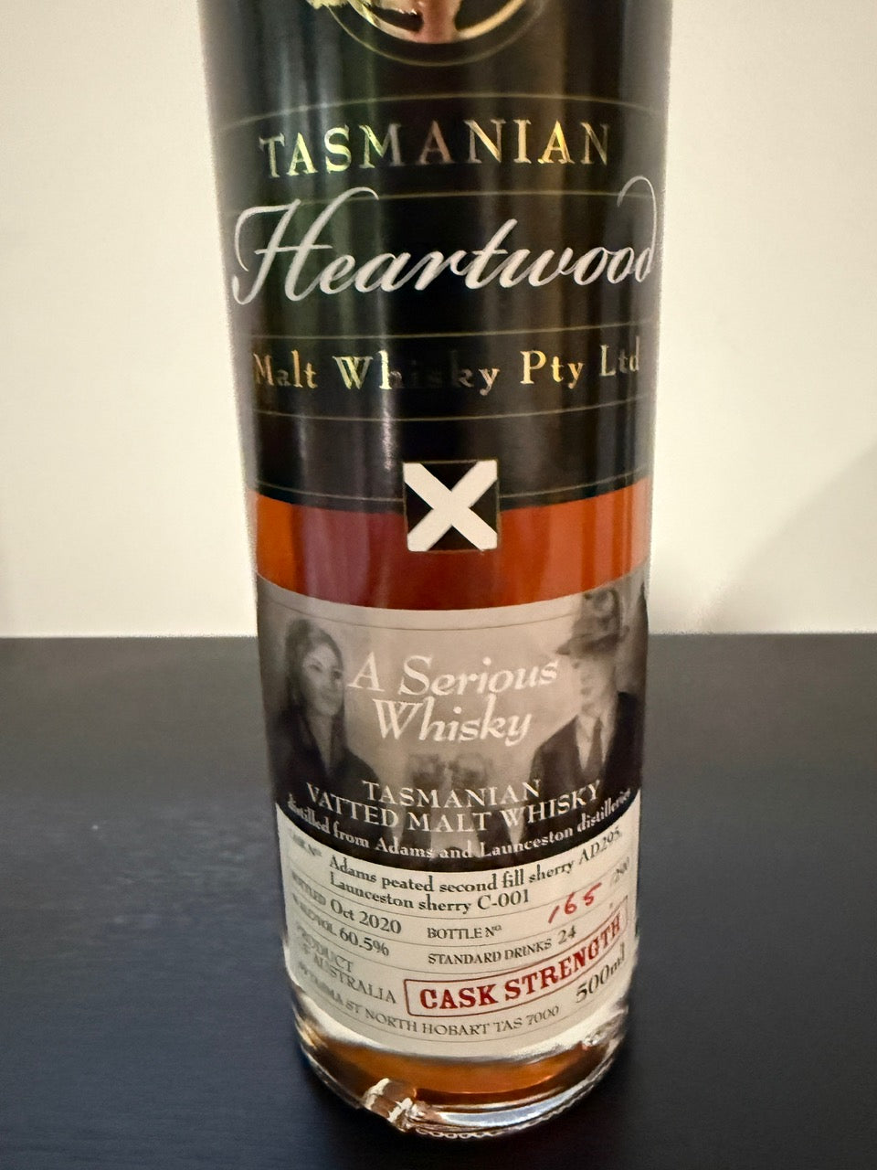 Heartwood A Serious Whisky Cask Strength Vatted Malt Whisky 60.5% ABV 500ml
