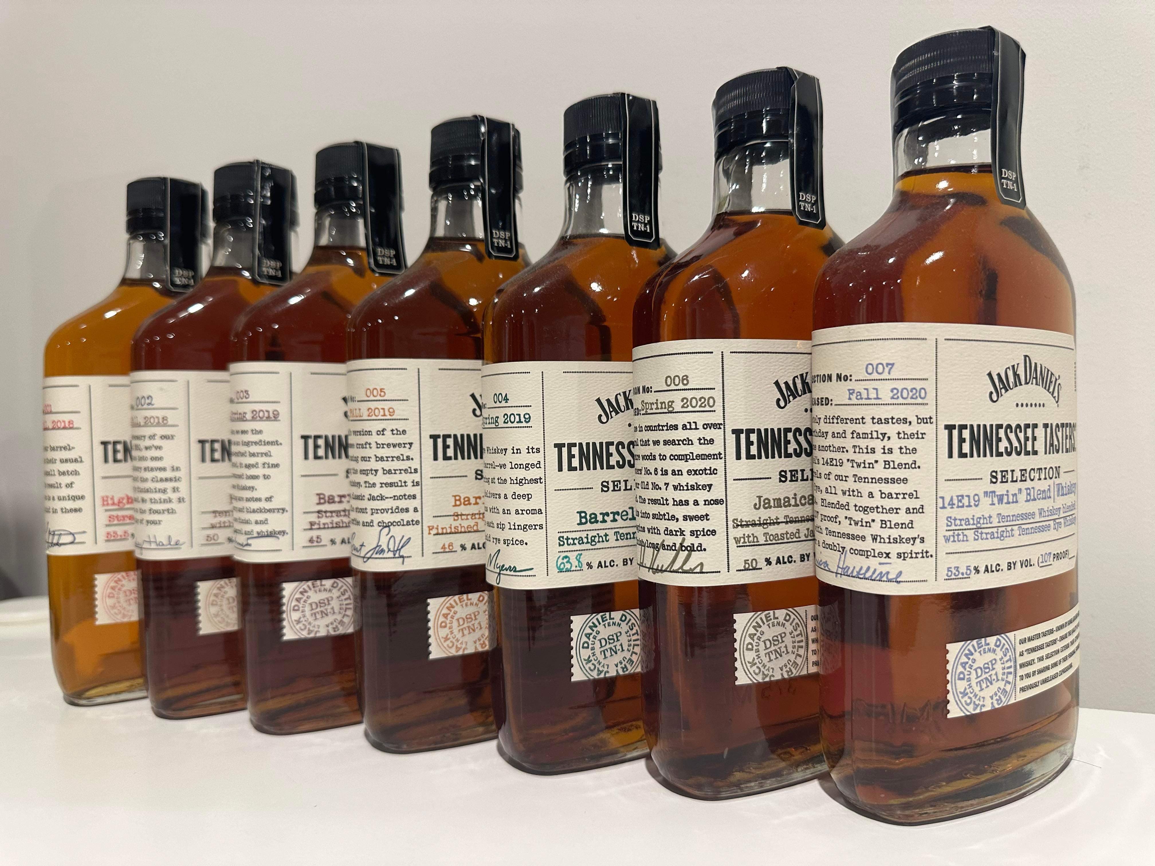 Jack Daniel's Tennessee Tasters Set (7 bottles) Tennessee Whiskey