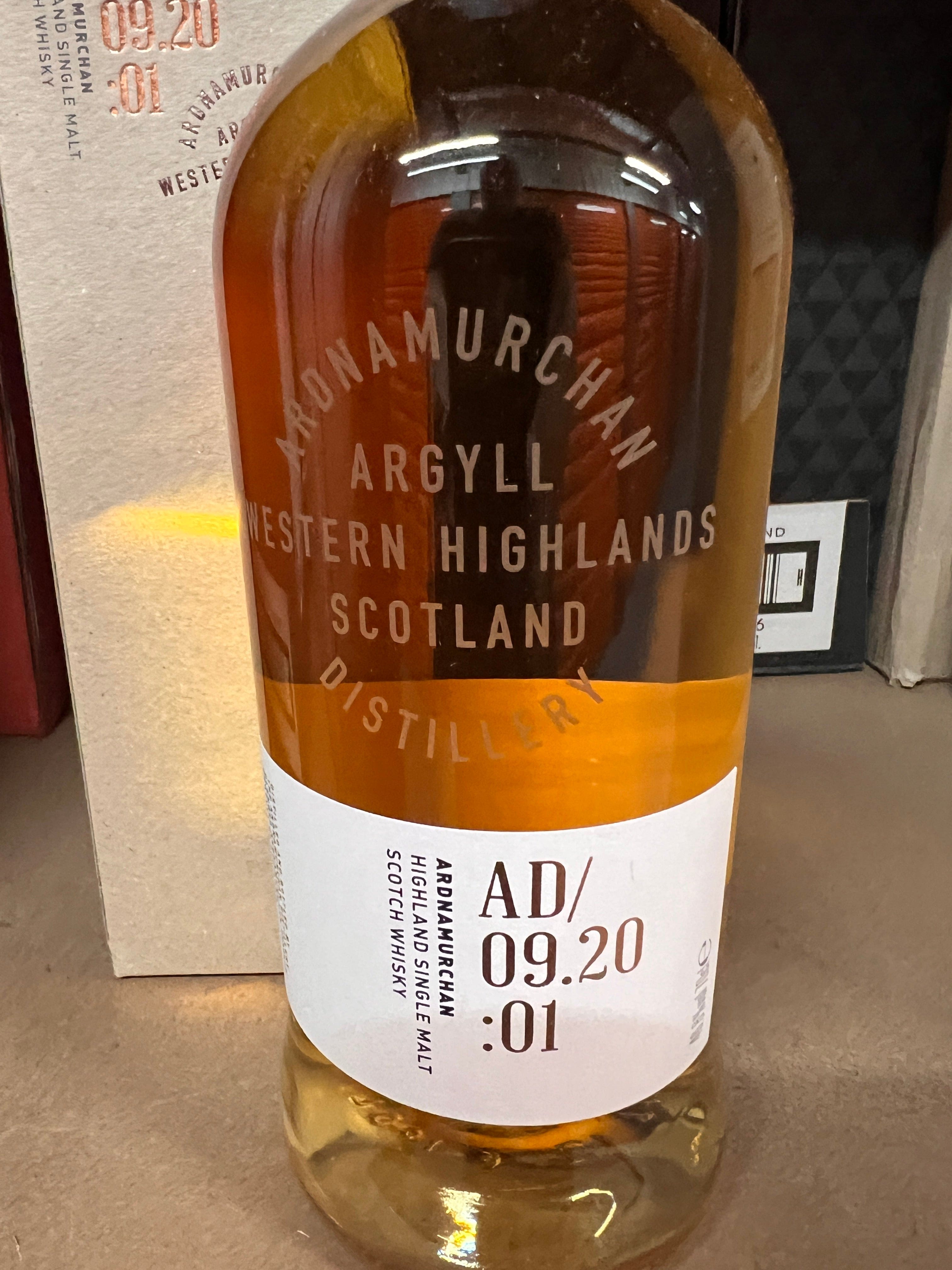 Ardnamurchan AD/09.20:01 Single Malt Whisky 46.8% ABV 700ml