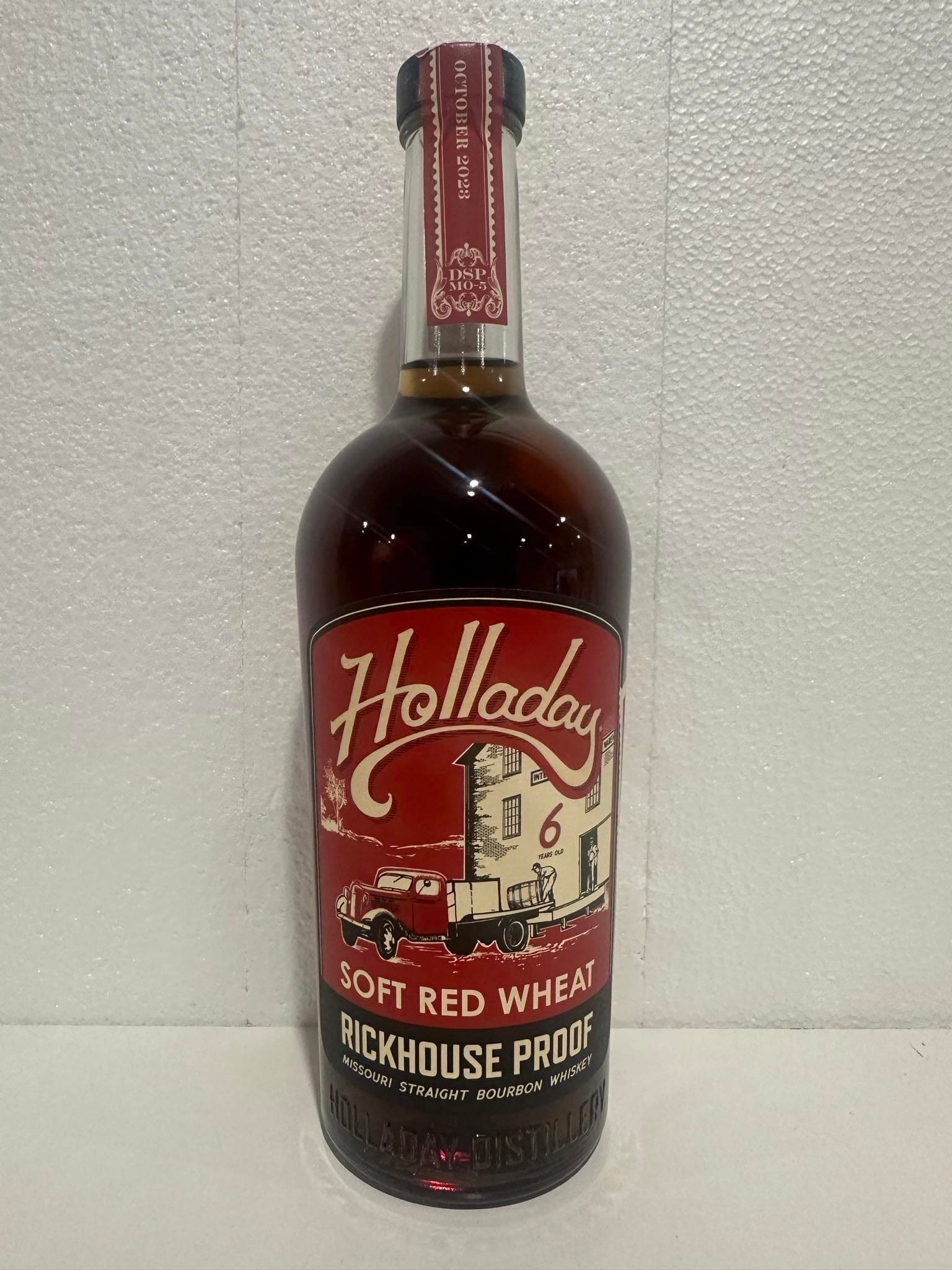 Holladay Soft Red Wheat Rickhouse Proof 60.5% ABV 750ml