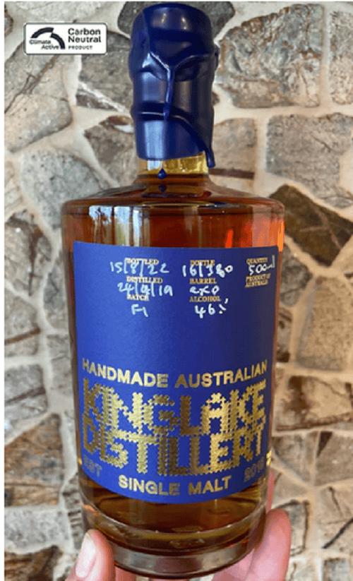 Kinglake French Oak Single Malt Whisky 46% ABV 500ml