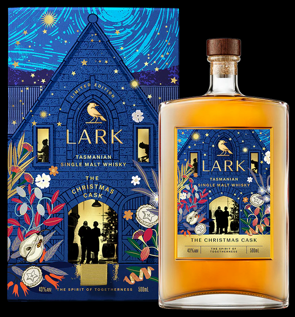 Lark The Christmas Cask Single Malt Australian Whisky 43% ABV 500ml