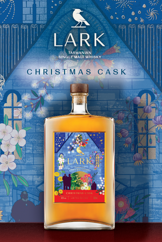 Lark The Christmas Cask 2025 Single Malt Australian Whisky 43% ABV 500ml
