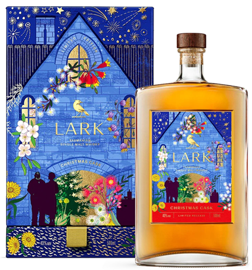 Lark The Christmas Cask 2025 Single Malt Australian Whisky 43% ABV 500ml