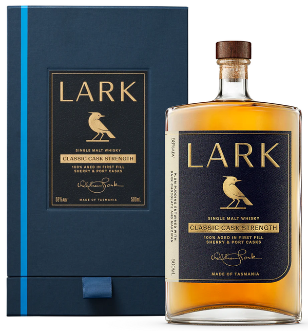 The Lark Distillery Cask Strength Single Malt Australian Whisky 58% ABV 500ml