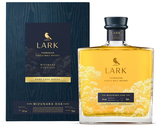Lark Rare Cask Mizunara Single Malt Whisky Release 3 46% ABV 700ml