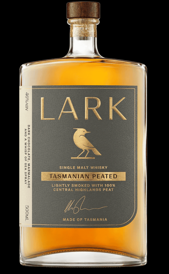 Lark Tasmanian Peated Single Malt Australian Whisky 46% ABV 500ml