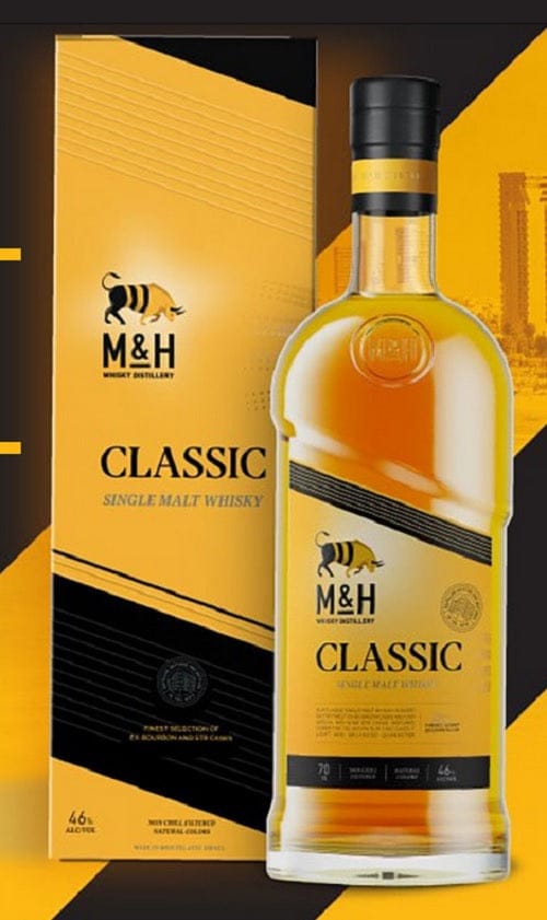 M&H Israeli Classic Single Malt Scotch Whisky (700ml)