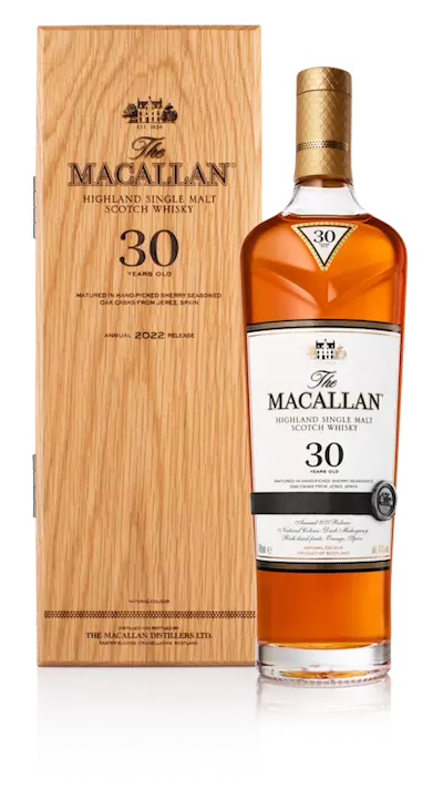 Macallan Sherry Oak 30 Years Old 43% ABV 700ml