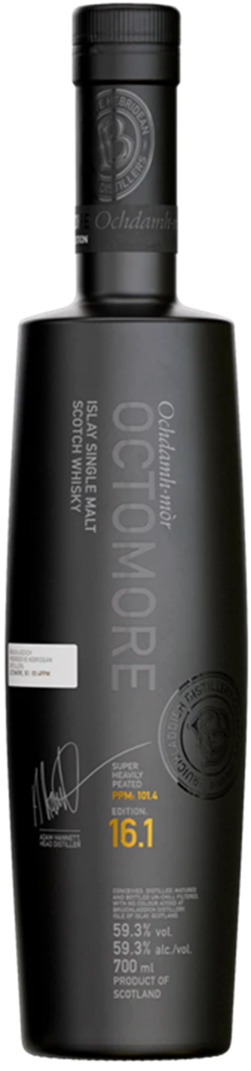 Bruichladdich Octomore 16.1 Single Malt Whisky 59.3% ABv 700ml