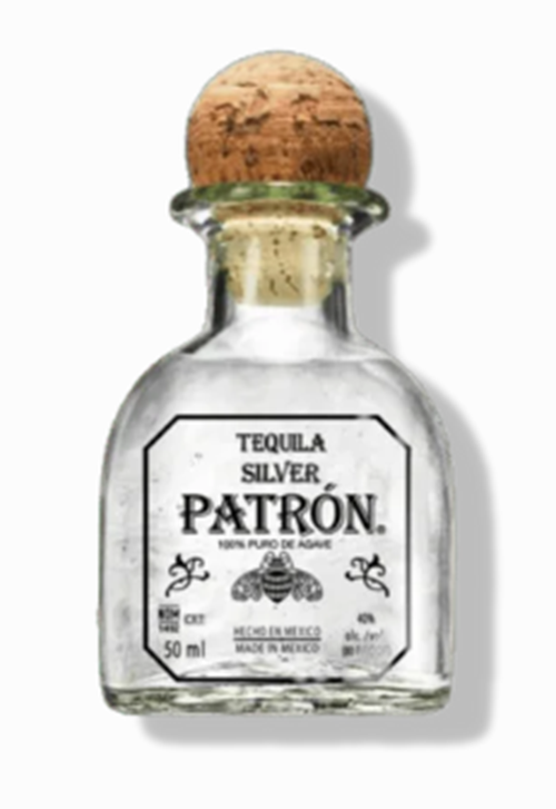 Patron Tequila  40% ABV 50ml Miniature
