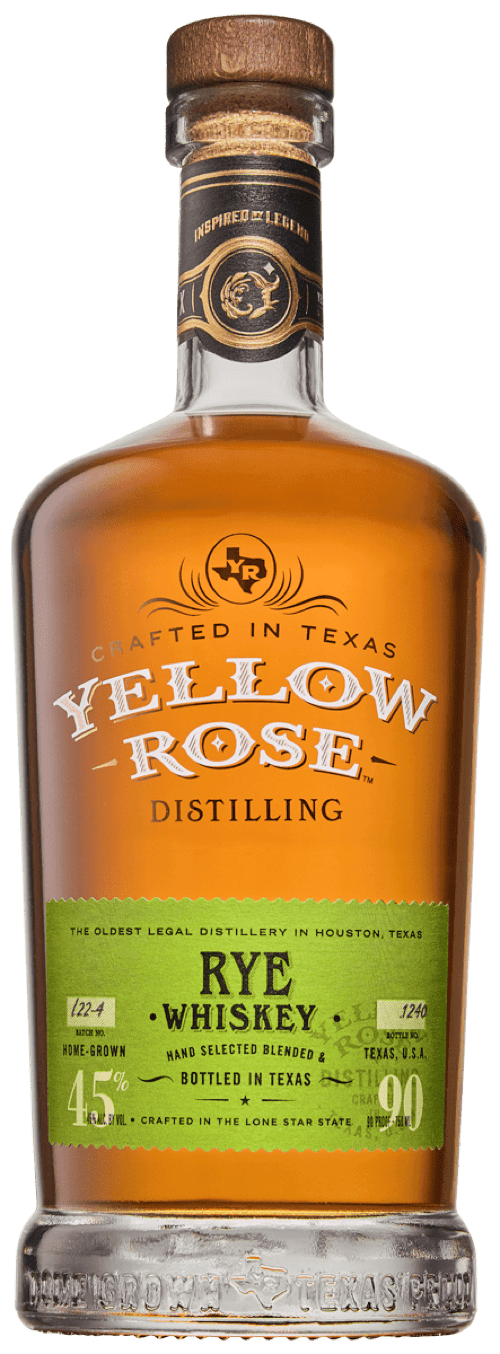 Yellow Rose Rye 45% ABV