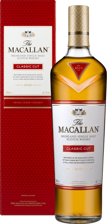 The Macallan Classic Cut 2021 Edition Cask Strength Single Malt Scotch Whisky ABV 51% (700ml)