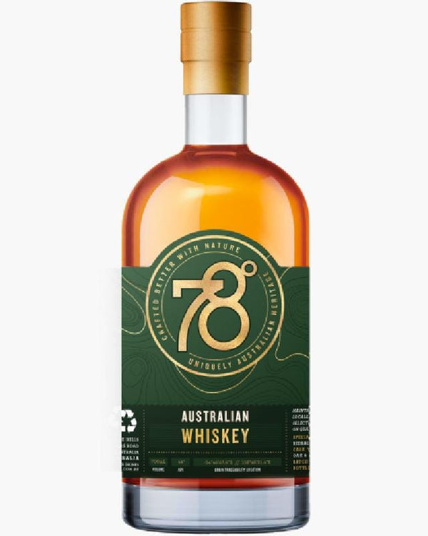 78 Degrees Australian Whiskey 700ml 44% ABV