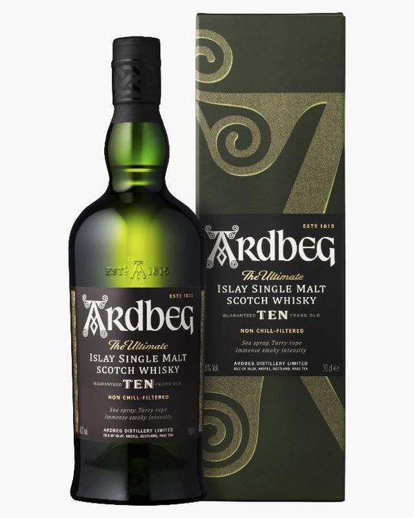 Ardbeg Ten 10 Year Old Single Malt Scotch Whisky 700ml (46%)