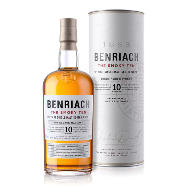 Benriach The Smoky Ten Speyside Single Malt Scotch Whisky 46% ABV 700ml