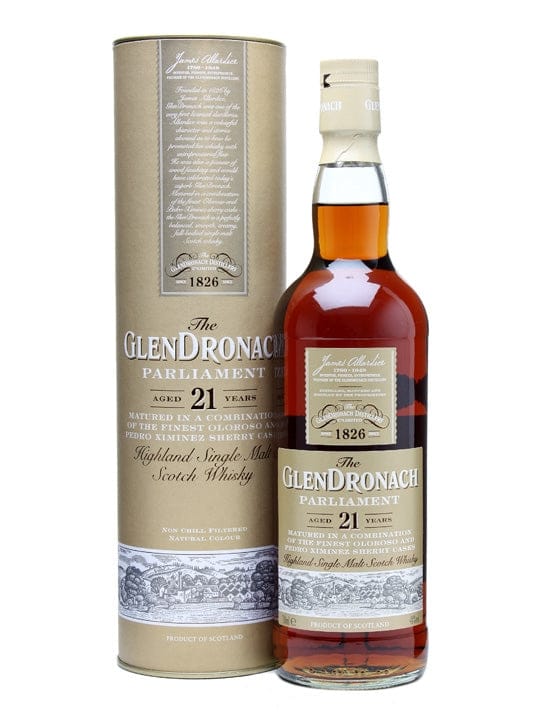 Glendronach 21 Year Old Parliament Single Malt Scotch Whisky (700ml) 48% ABV