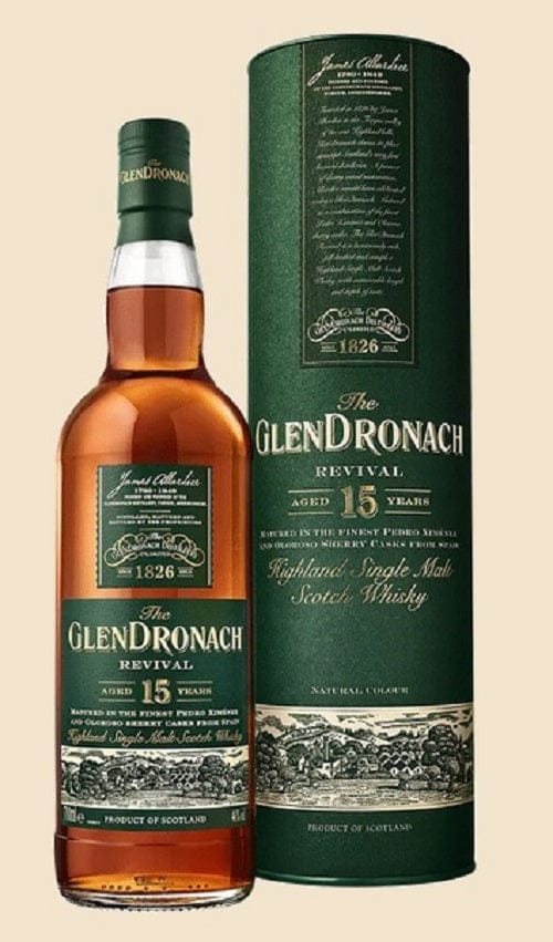 Glendronach Revival 15 Year Old 100% Sherry Matured Single Malt Scotch Whisky (700ml)