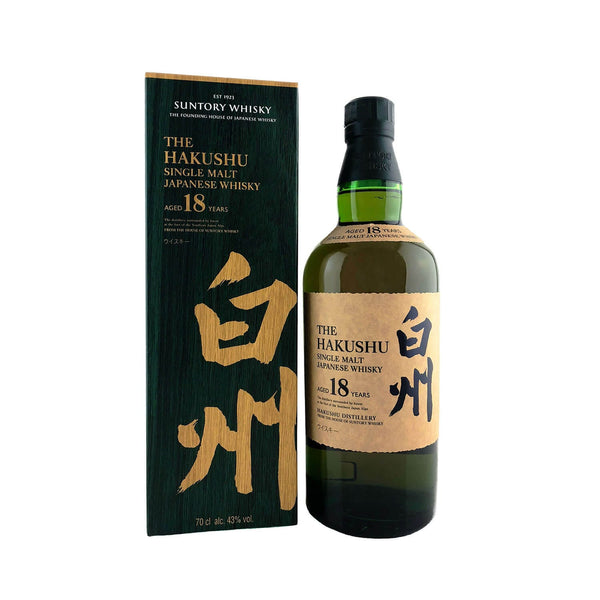 Suntory Hakushu 18 Year Old Single Malt Japanese Whisky (700ml)