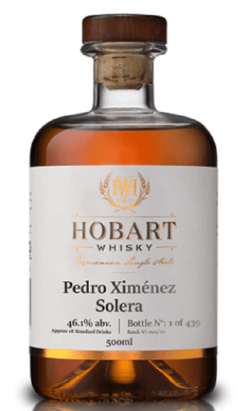 Hobart Whisky Pedro Ximenz Solera Tasmanian Whisky 500ml