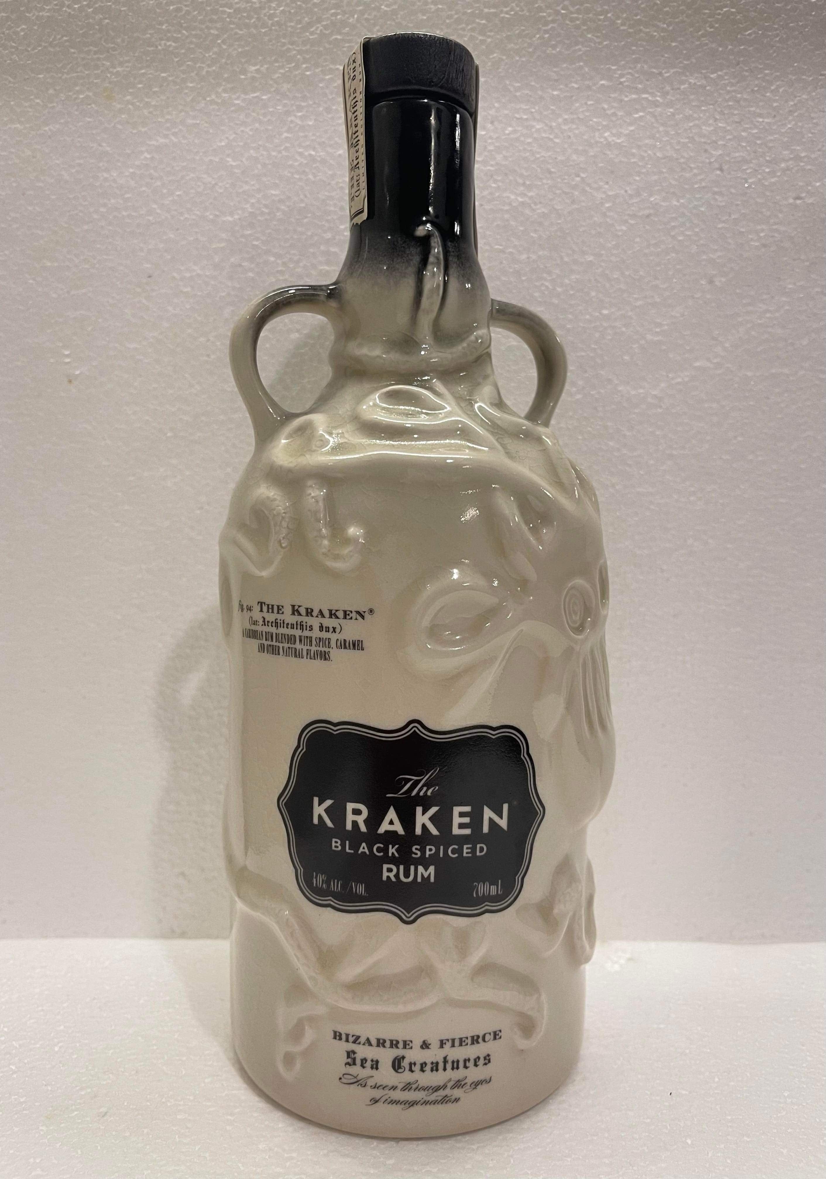 Kraken Limited Edition White Ceramic Spiced Rum - First Edition 2015