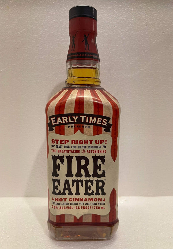 Early Times Fire Eater Hot Cinammon  Liquer / Whiskey Blend 33% ABV