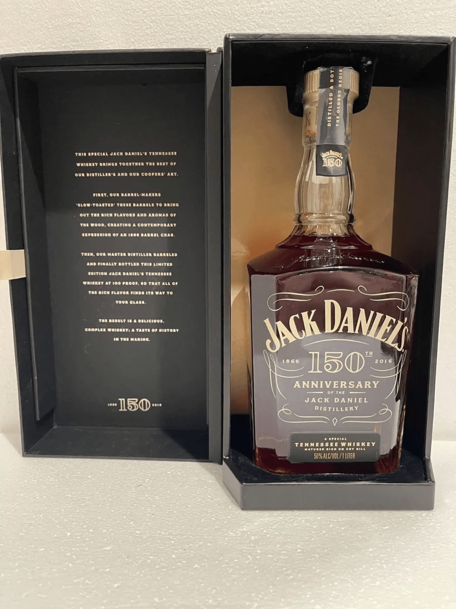 Jack Daniels 150th Anniversary 1Litre (in Presentation Box)