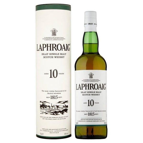 Laphroaig 10 Year Old Scotch Whisky 40% ABV 700ml