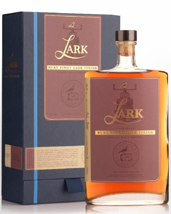 Lark Limited Release Ruby Pinot Cask Finish Single Malt Australian Whisky (500ml)