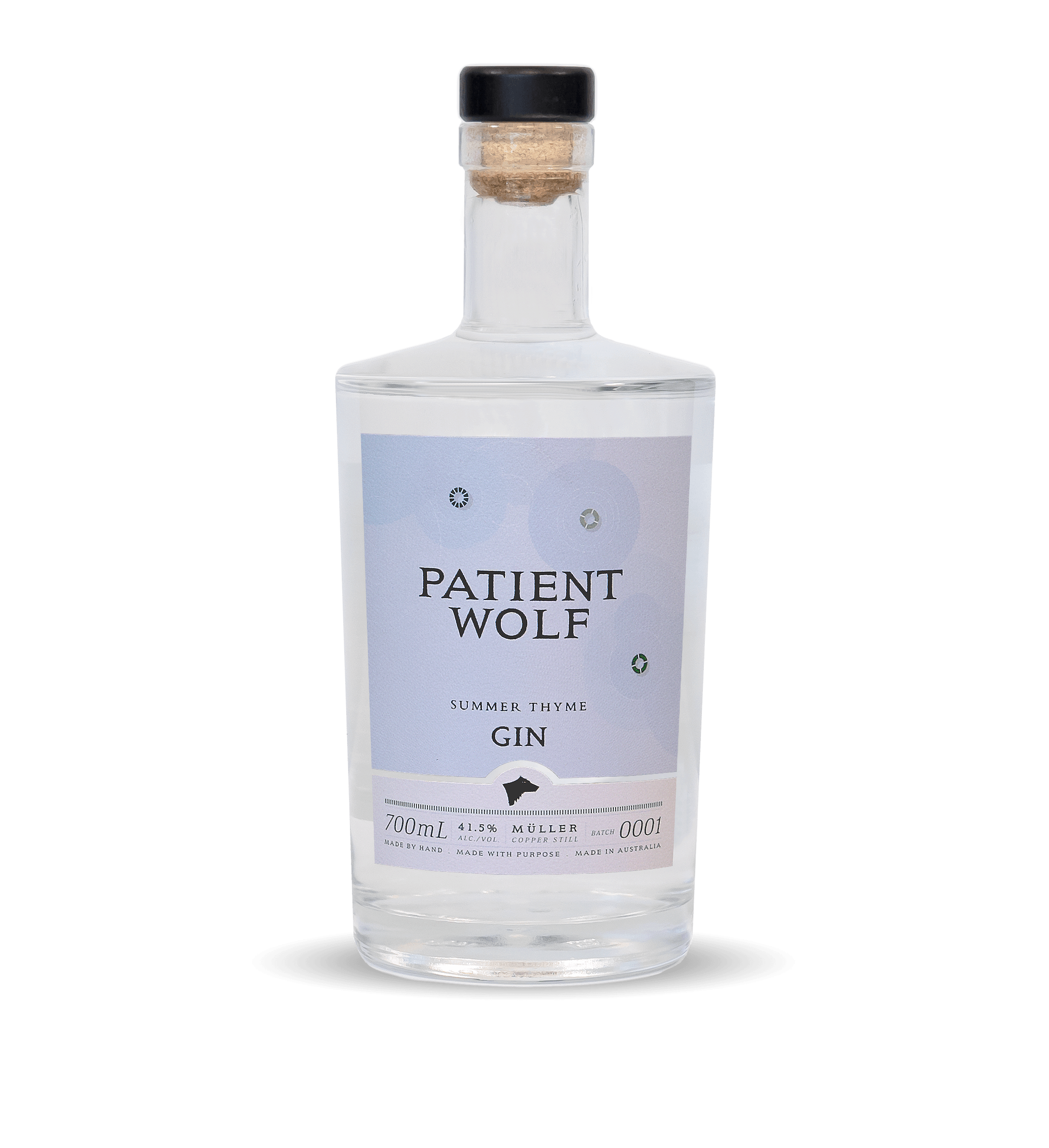 Patient Wolf Gin Triple Pack - Melbourne Dry, Summer Thyme & Blackthorn