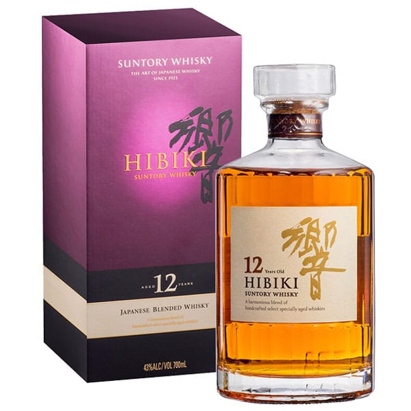 Hibiki 12 Year Old Japanese Whisky in Box - 700mL