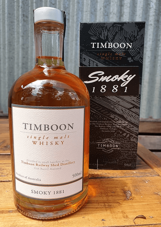 Timboon Smoky 1881 Single Malt Australian Whisky 500ml (47% ABV)