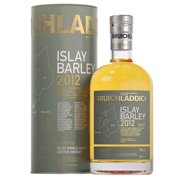 Bruichladdich Islay Barley Unpeated Single Malt Scotch Whisky 2012