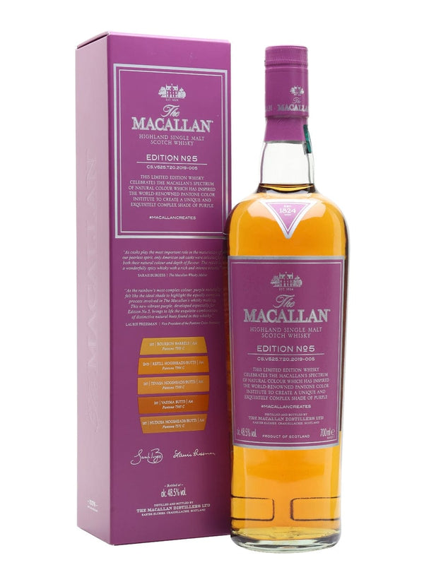 Macallan Edition No. 5 Single Malt Scotch Whisky (700ml)